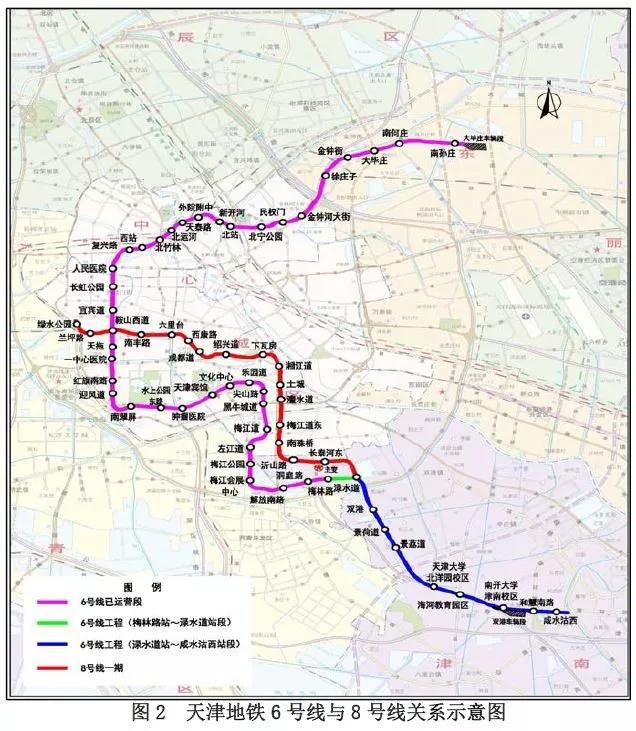 天津地铁8号线最新线路图解析