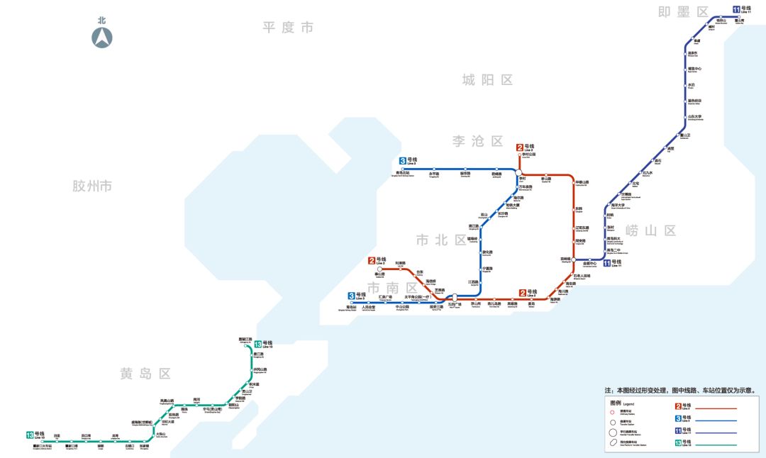 青岛R3线最新线路图详解